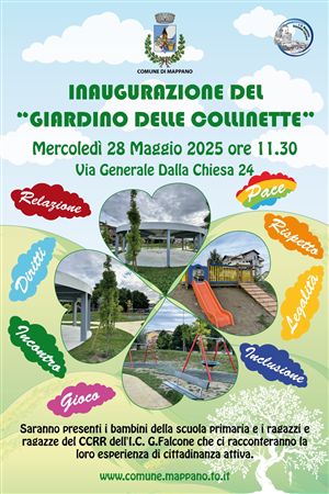 Inaugurazione del "Giardino delle Collinette"